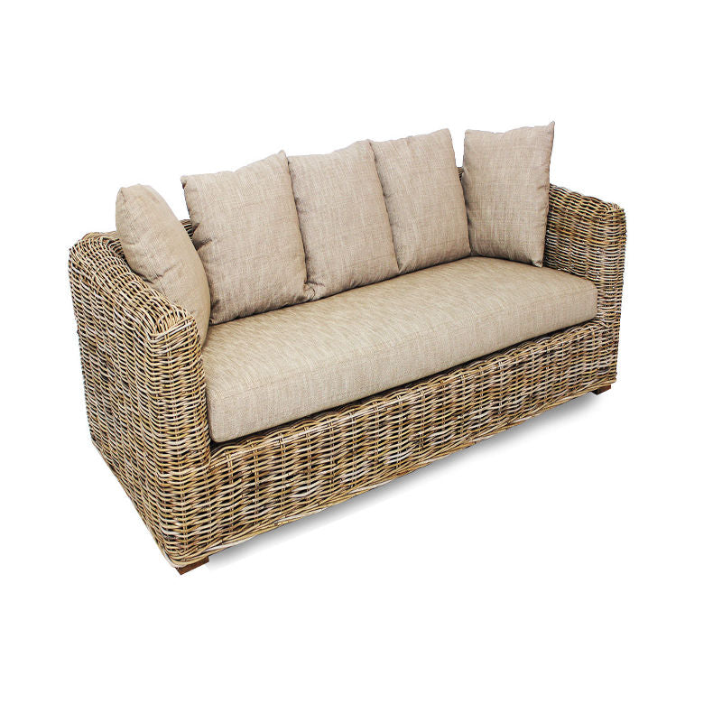 Montana 3 Seater - Rattan Natural