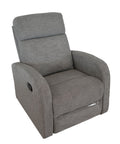 Morris Rocker Recliner Fabric Light Grey