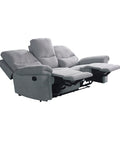 Nebraska 321 - 5 Action Lounge Light Grey Fabric Sofa