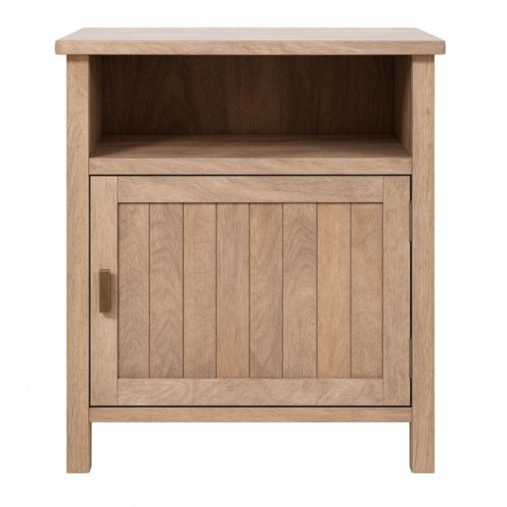 Palma Pedestal Door & Shelf Mango Wood Right Hand-1