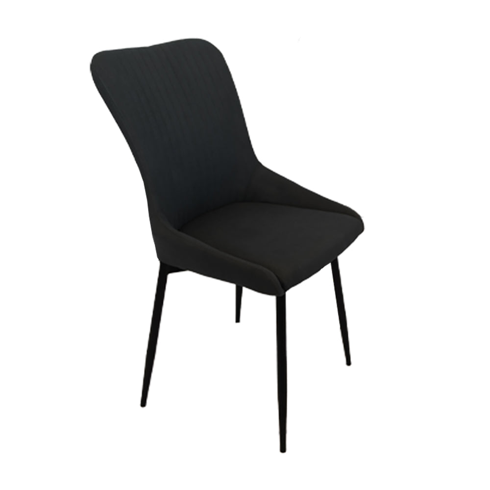 Paxton Dining Chair Dark Grey Fabric-zoom-1