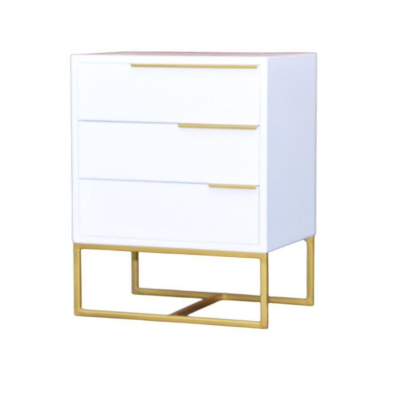 Pro White with Golden Foil Pedestal-zoom-