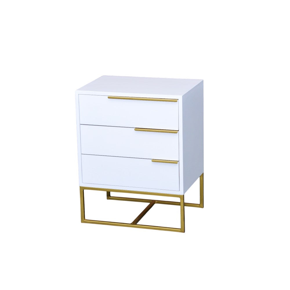 Pro White with Golden Foil Pedestal-3