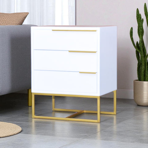 Pro White with Golden Foil Pedestal