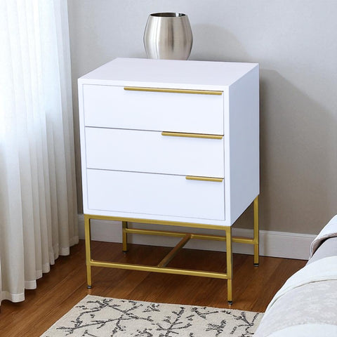 Pro White with Golden Foil Pedestal