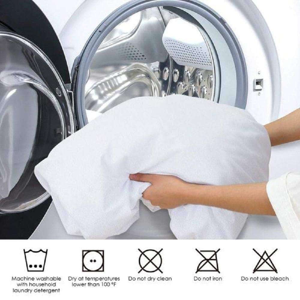 PureRest Waterproof Toweling Deluxe Queen Standard Length Mattress Protectors-zoom-3