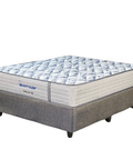 Mattress with 'The Beauty Sleep' logo on a white background