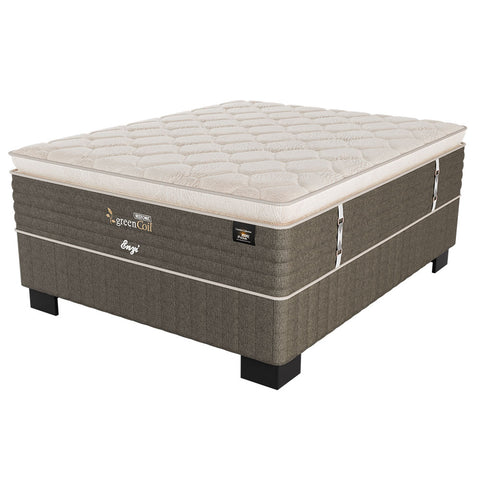 Restonic Enzi Plush King Standard Length Bed Set