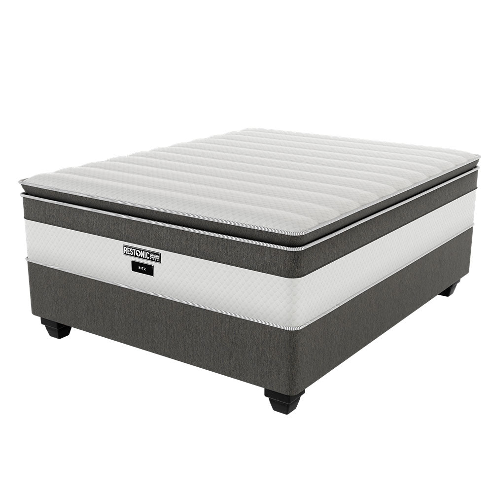 Restonic Ritz Plush Three Quarter Bed Set Extra Length-zoom-1