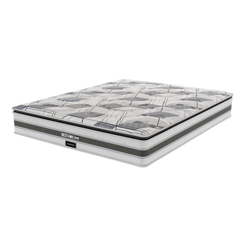 Restonic Solstice Plush King Mattress Extra Length-zoom-