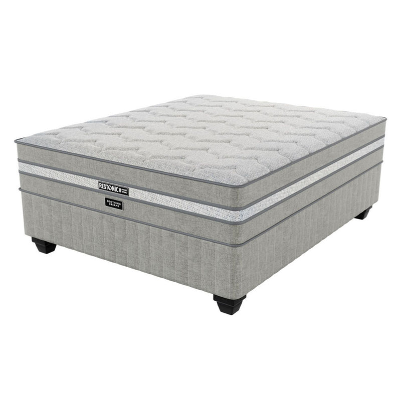Restonic Soothing Dreams Medium Three Quarter Bed Set Standard Length-zoom-