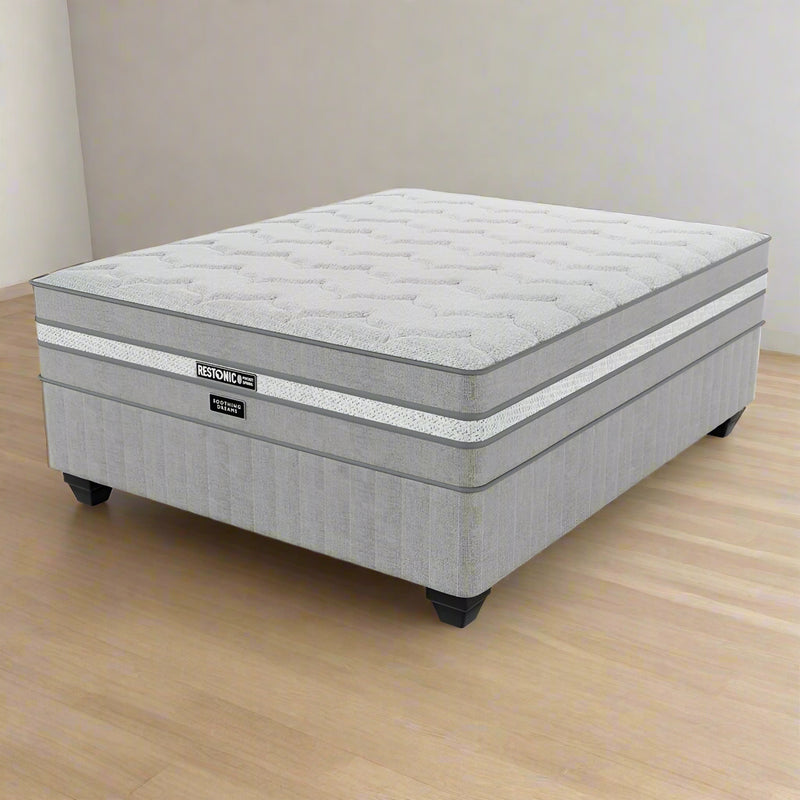 Restonic Soothing Dreams Medium Three Quarter Bed Set Standard Length-zoom-