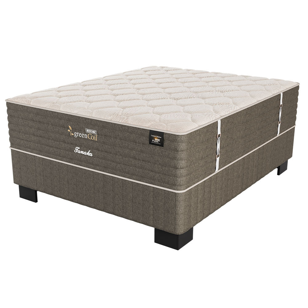Restonic Tanaka Plush Double Bed Set Standard Length-zoom-2