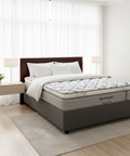 Mattress with 'Beauty Sleep' branding on a white background