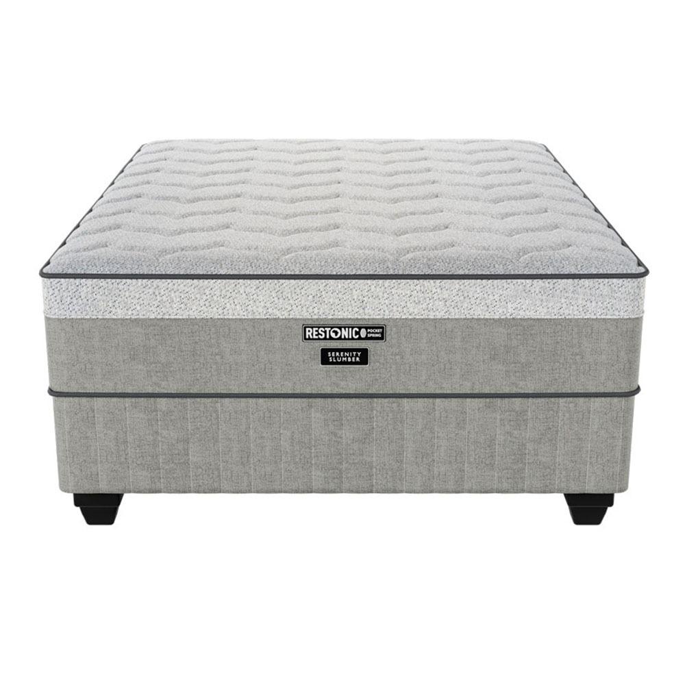 Restonic Serenity Slumber Medium King Mattress Extra Length-zoom-2