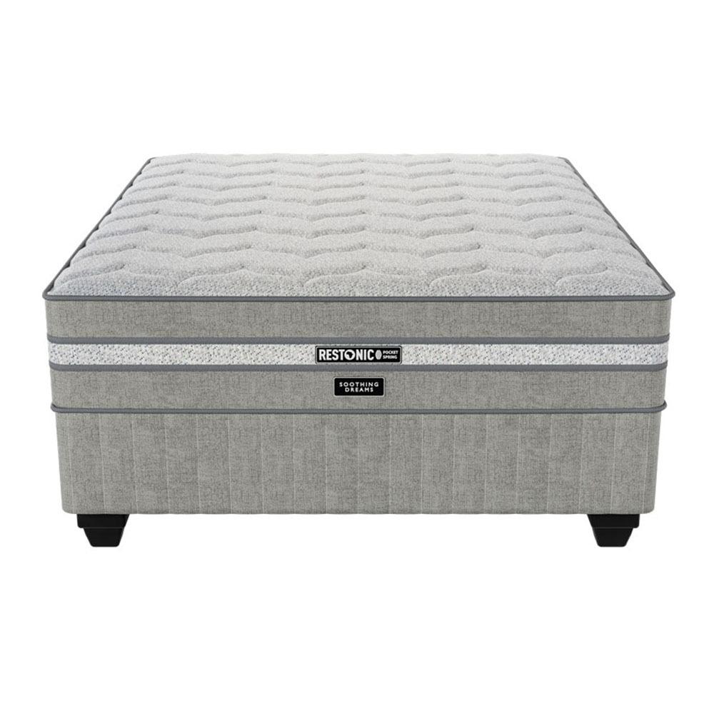 Restonic Soothing Dreams Medium King Mattress Extra Length-zoom-2