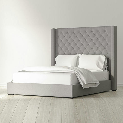 Taupe Grey King Headboard