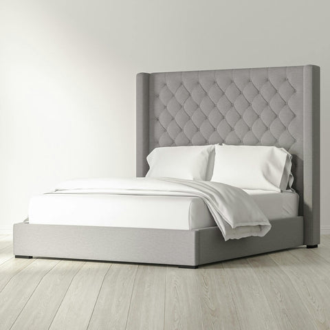 Taupe Grey Double Headboard