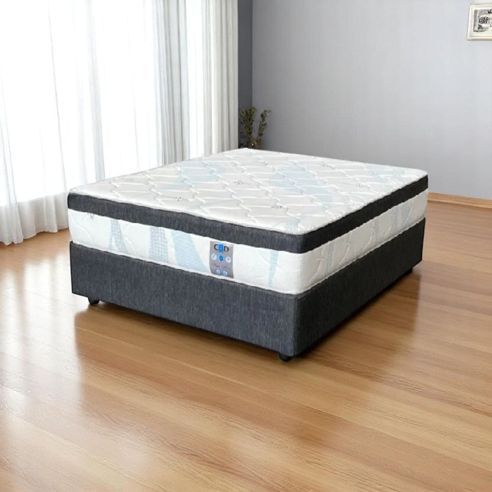 Visco Rest Medium King Bed Set Extra Length-1