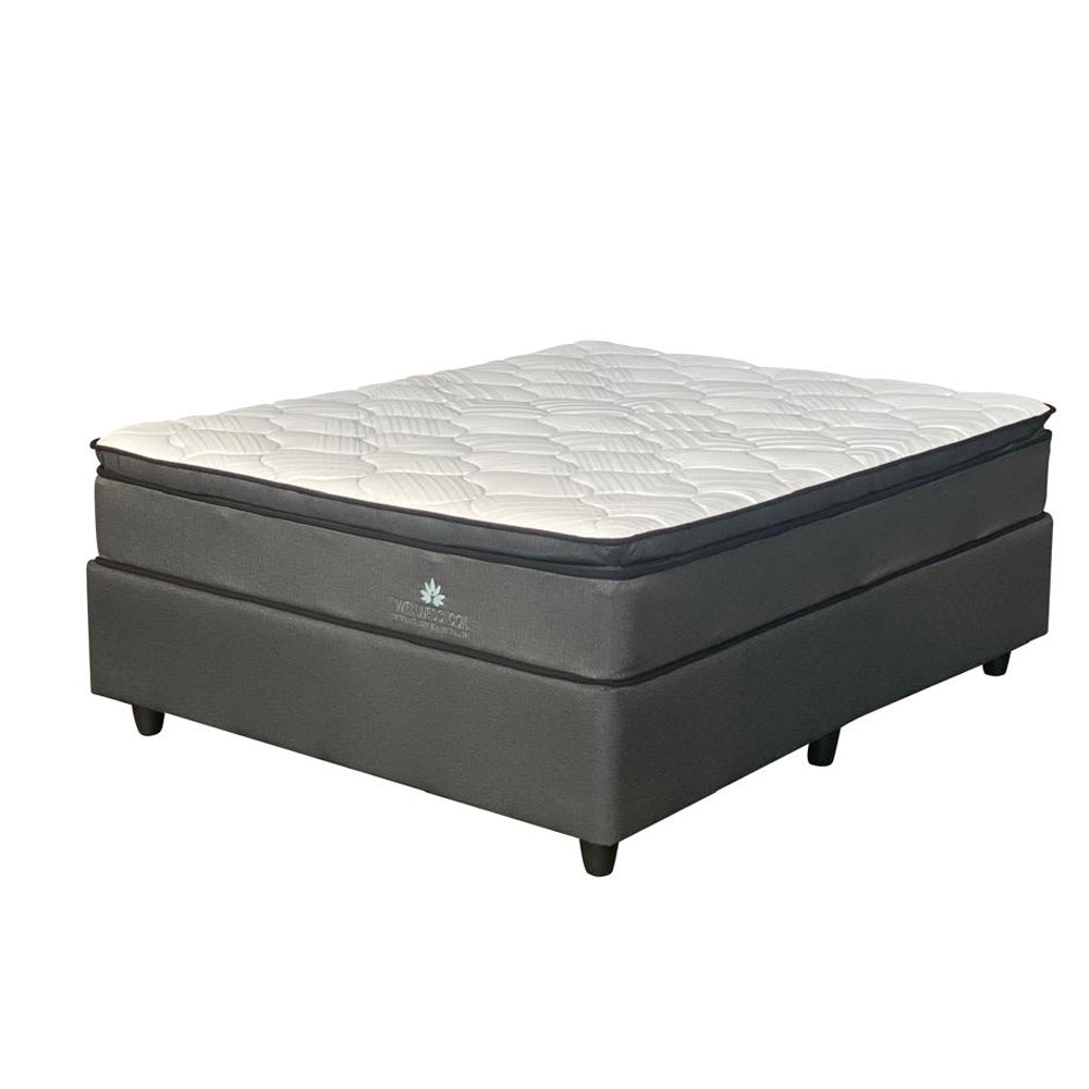 Wellness Coil Medium Queen Bed Set Standard Length-1