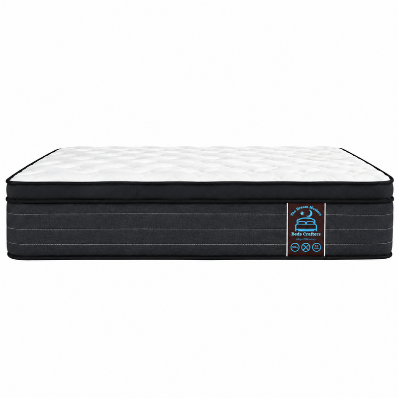 Bed Crafters Align Pillowtop King Bed Set Standard Length-zoom-