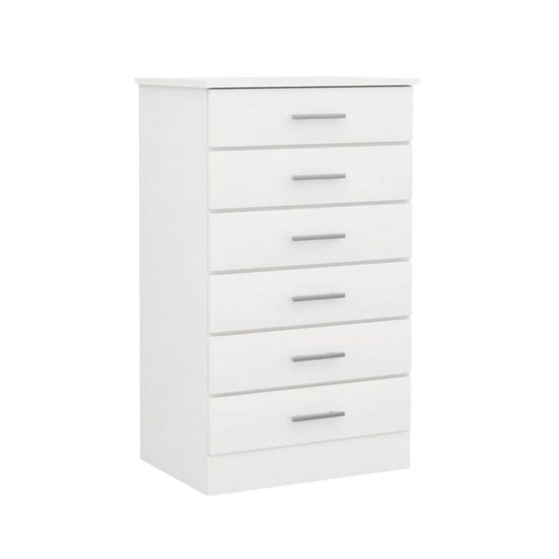 Lagos White Chest Drawer-zoom-