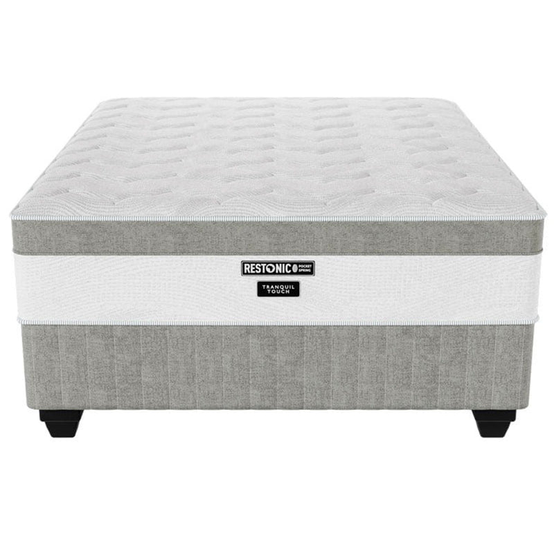 Restonic Tranquil Touch Medium Single Bed Set Extra Length-zoom-
