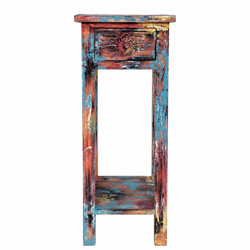 Marocco One Draw Pedestal Multi Colour-zoom-
