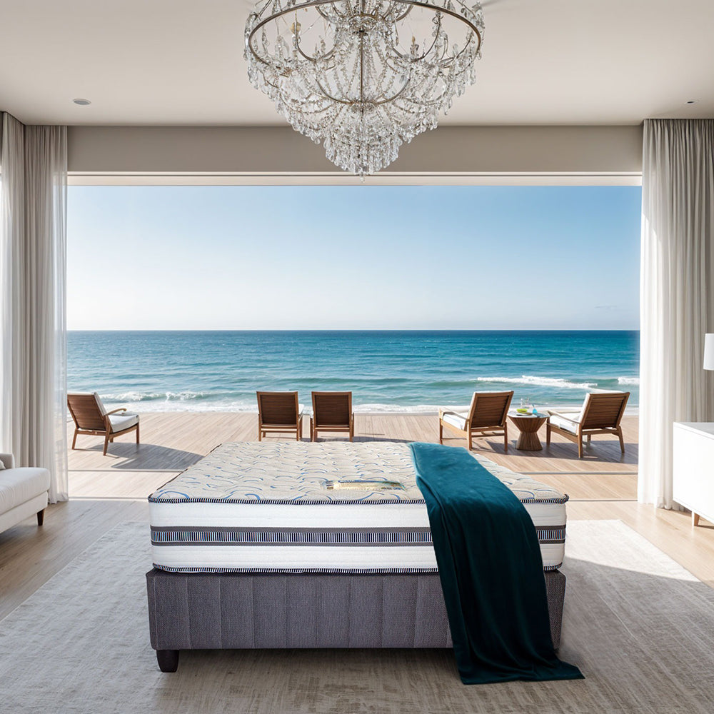 Cloudnine Blue 50th King Bed Set Standard Length-3