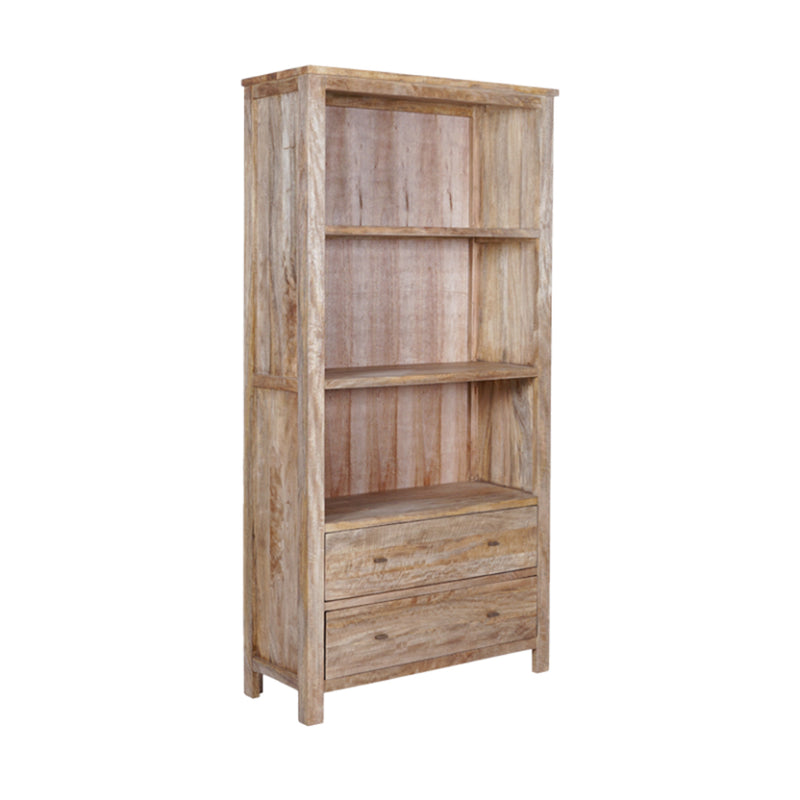 Palma Display/Bookcase - Mango Wood H 1990mm x W 1000mm x D 400mm-zoom-