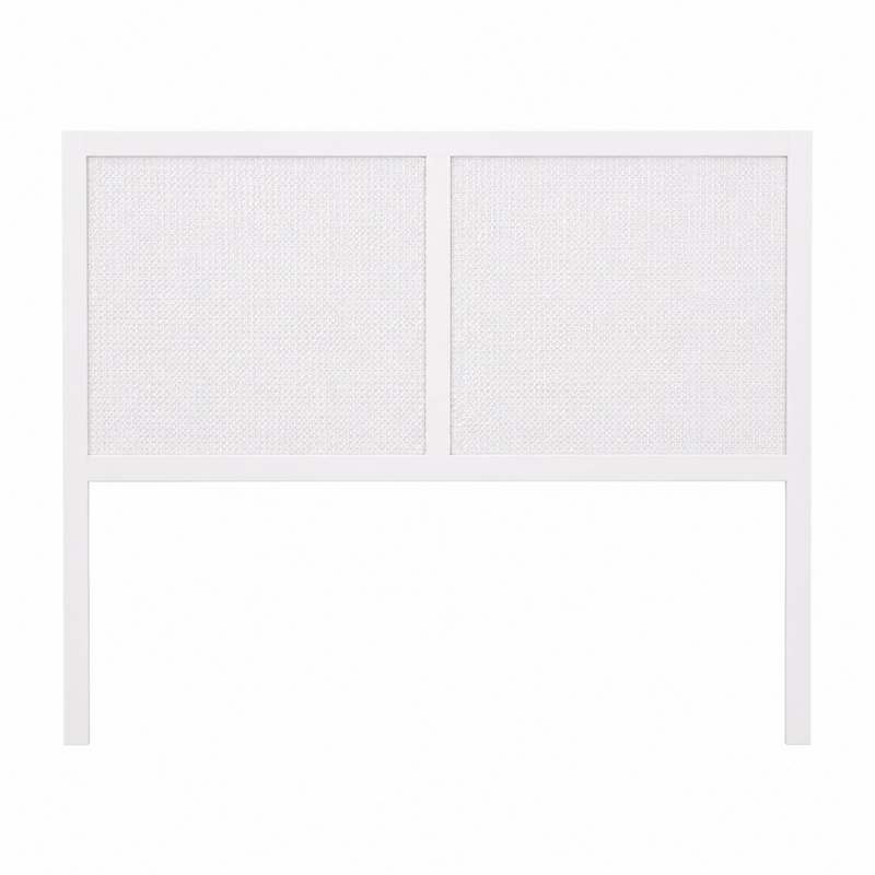 Maya Queen Size Headboard Birdeye/White-zoom-