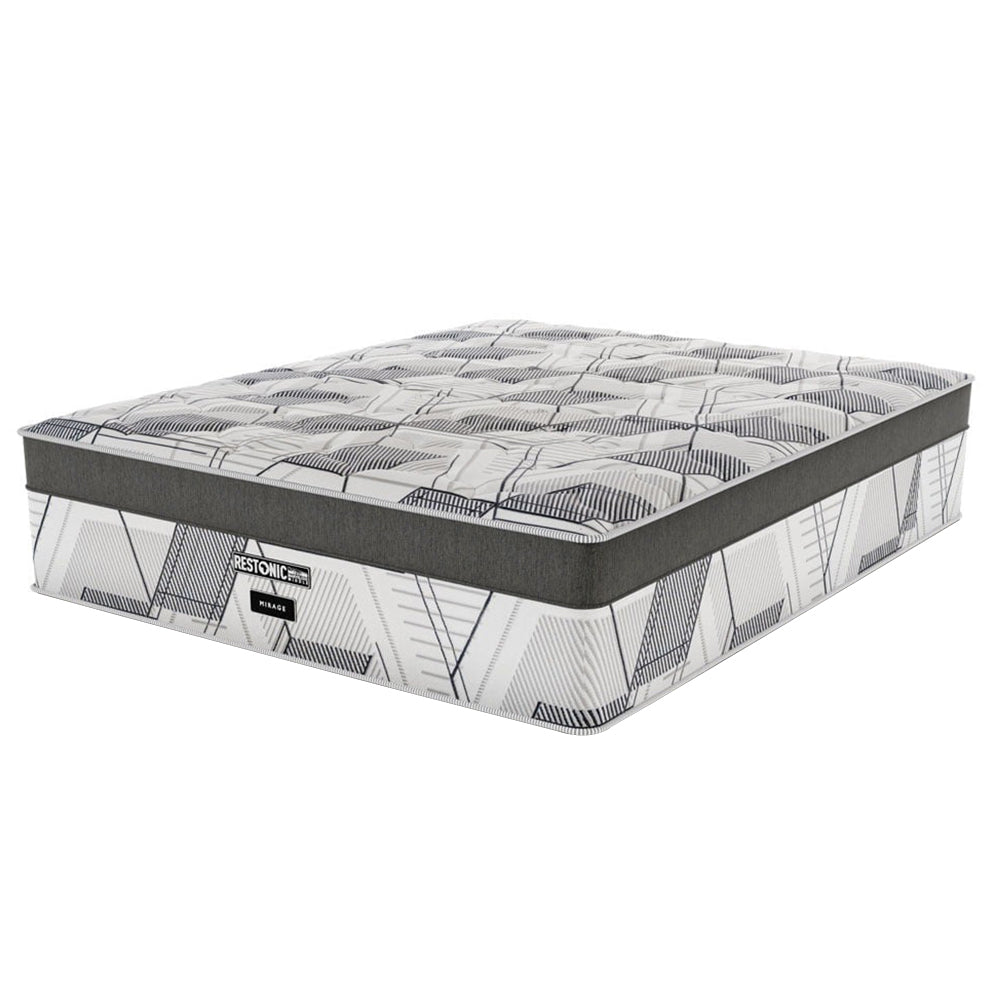Restonic Mirage Medium Single Bed Set Extra Length-zoom-2