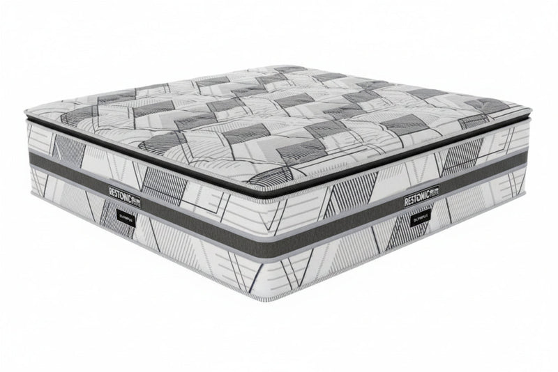 Restonic Olympus Plush Double Bed Set Standard Length-zoom-