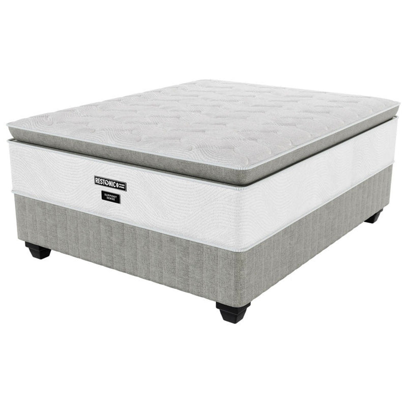Restonic Support Sense Medium Double Bed Set Standard Length-zoom-