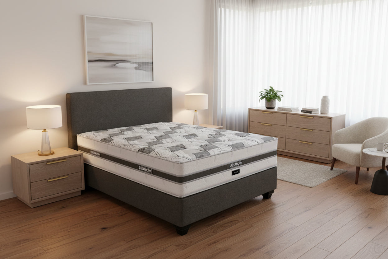 Restonic Valor Medium Double Mattress Extra Length-6