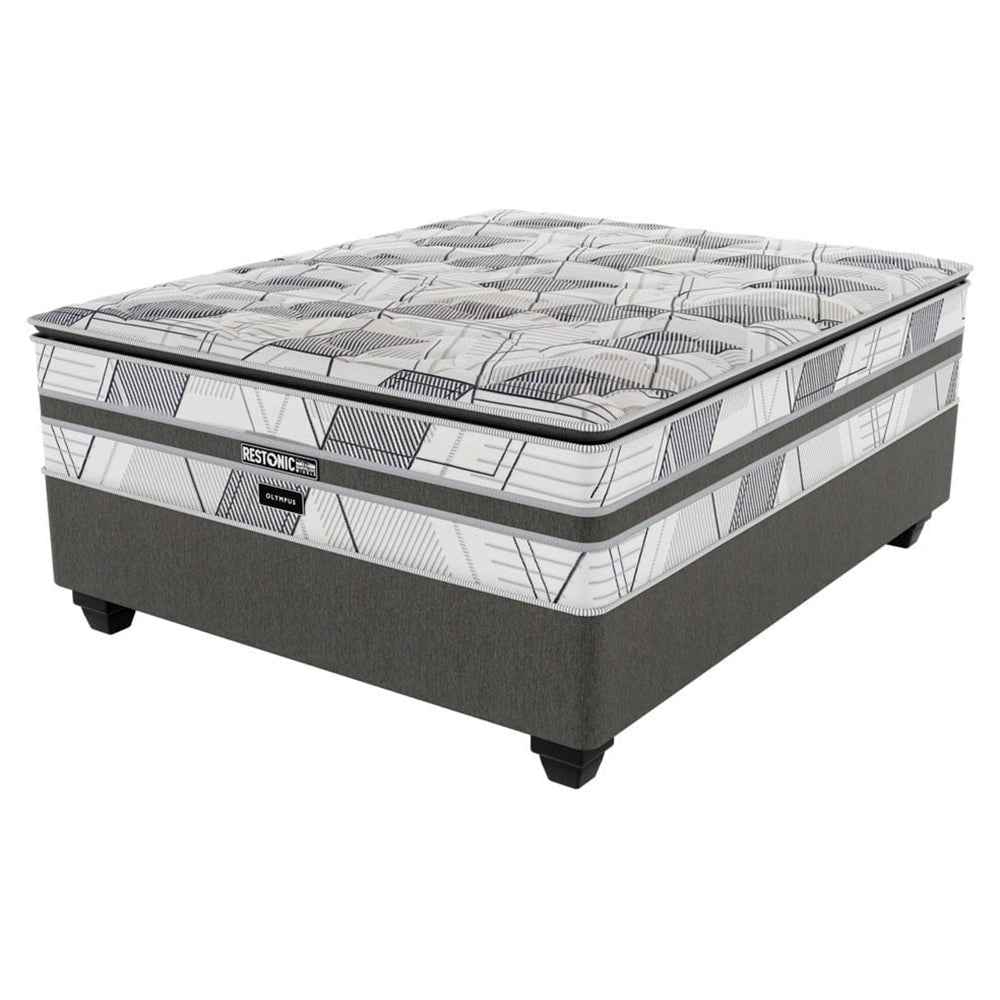 Restonic Olympus Plush Double Bed Set Standard Length-3