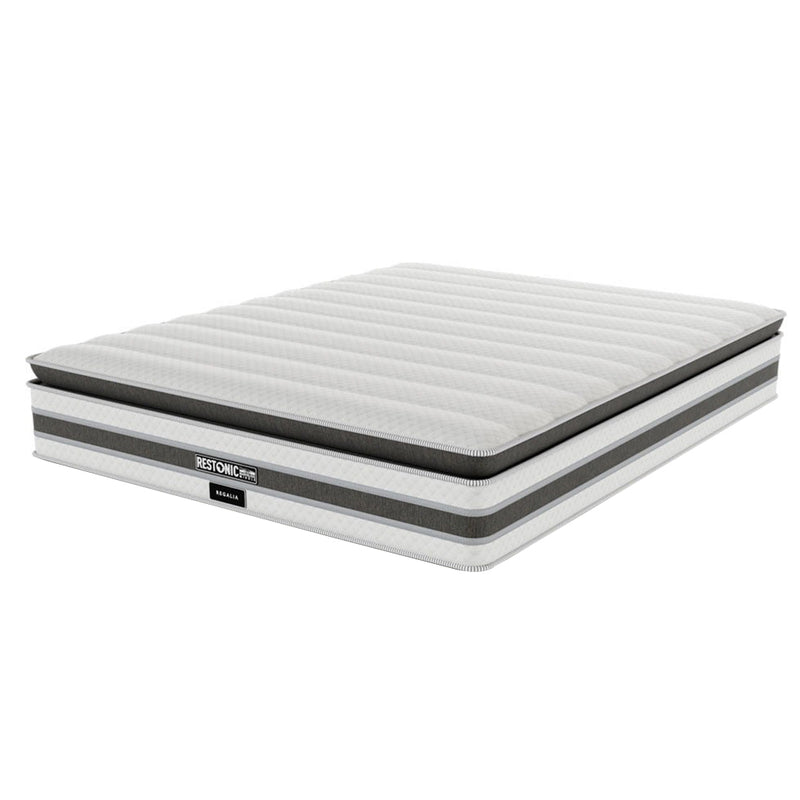 Restonic Regalia Plush Double Bed Set Standard Length-zoom-