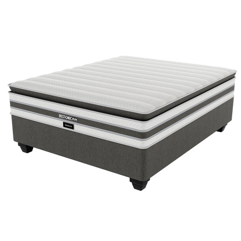 Restonic Regalia Plush Double Bed Set Standard Length-zoom-