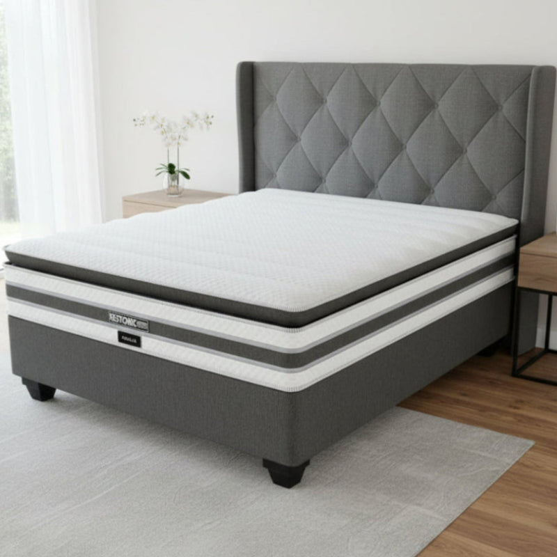 Restonic Regalia Plush Double Bed Set Standard Length-zoom-