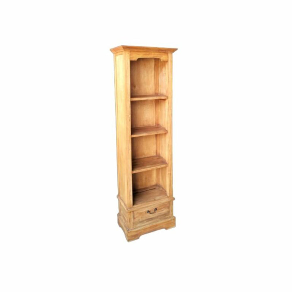 Inna Bookcase Natural Antique Mahogany H 1800mm x W 560 x D 370