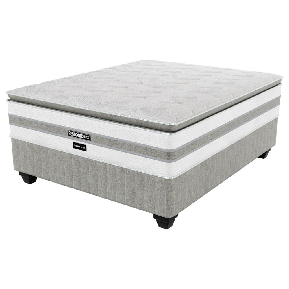 Restonic Pocket Cool Medium King Mattress Extra Length