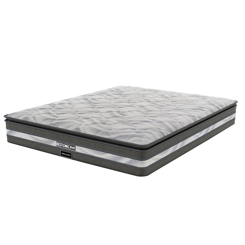 Restonic Rebalance Medium Single Bed Set Extra Length-zoom-