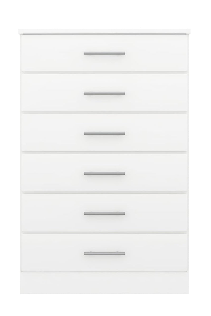 Lagos White Chest Drawer-zoom-
