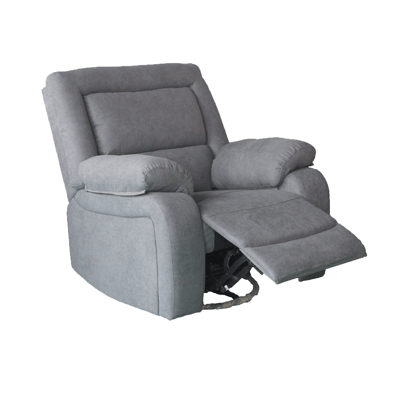 Lenora Rocker & Swivel Recliner in Dark Grey