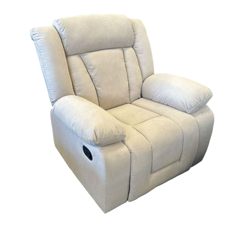 Toscana Recliner Fabric Beige